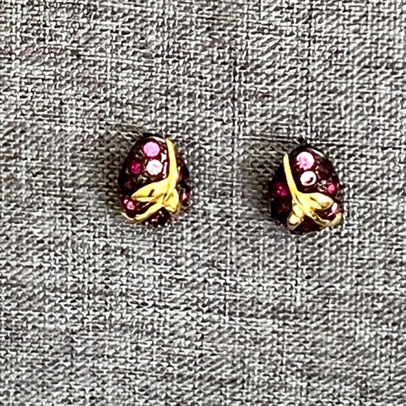 NWT Vintage Joan Rivers Midnight Garden Earrings - Picture 5 of 6
